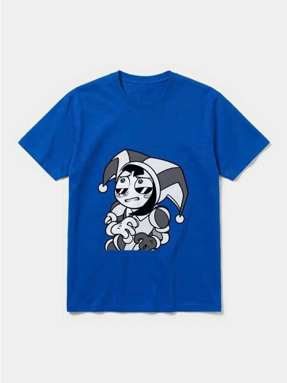 Gildan Royal Blue Short Sleeve Tee with Jester Graphic